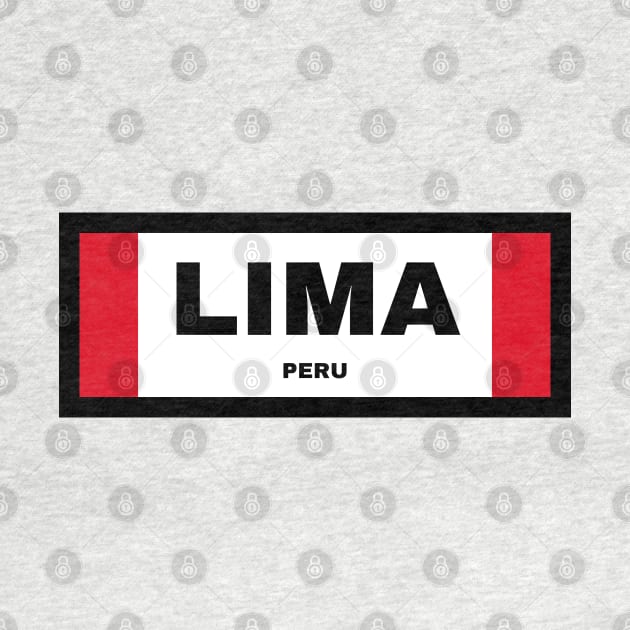 Lima City in Peruvian Flag by aybe7elf